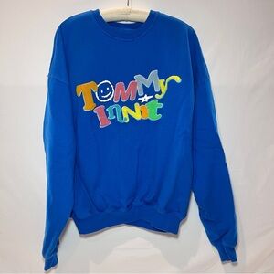 Limited edition 2021 Tommyinnit Blue Sweatshirt Size Large